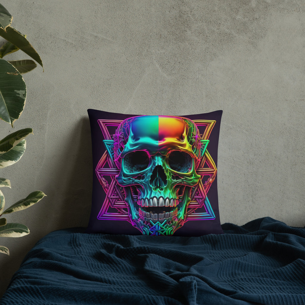 Cromo Skull | Star of David | Pillow Case