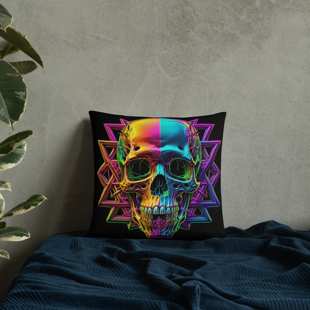 Cromo Skull | Star of David | Pillow Case