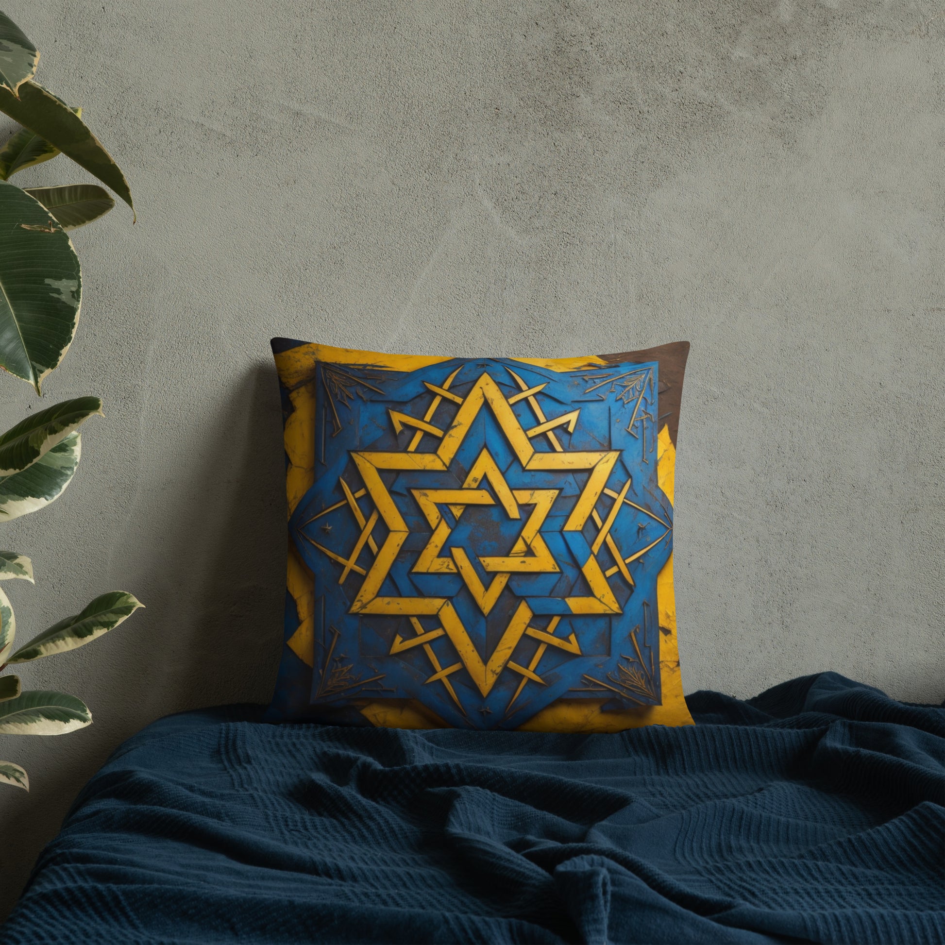 Brave Honor | Star of David | Pillow Case