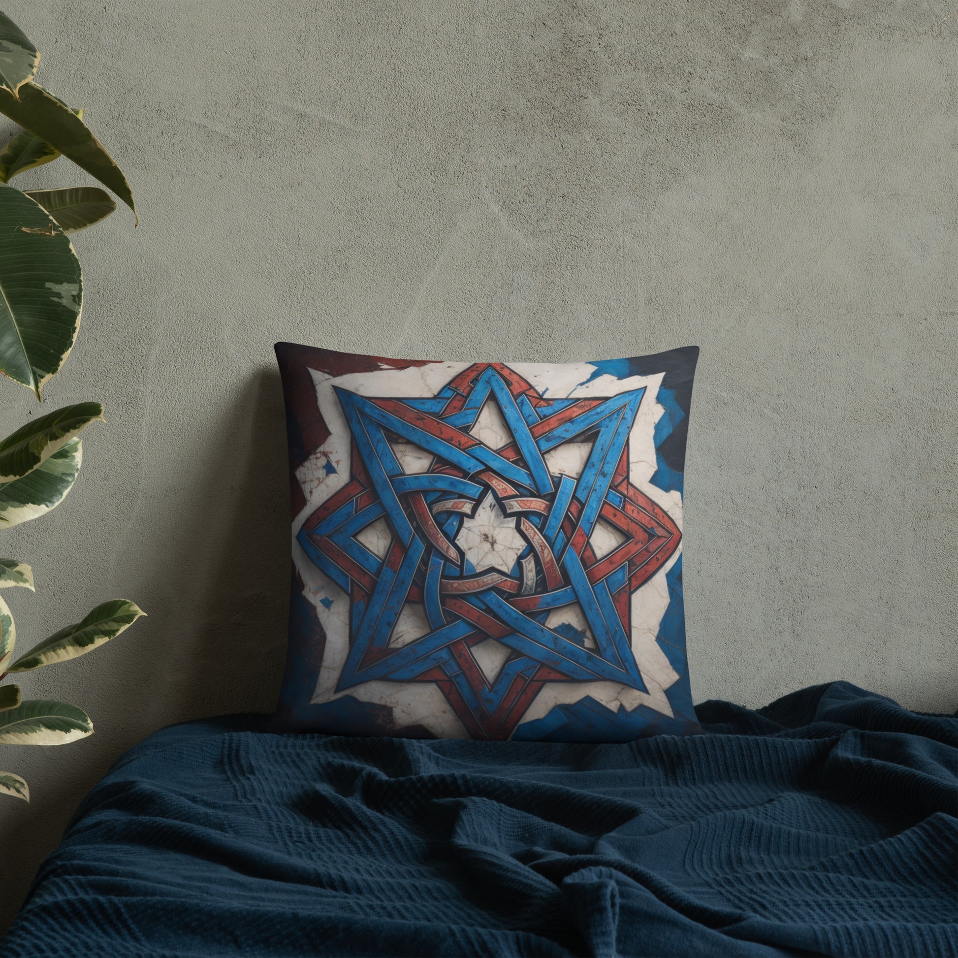 Brave Honor | Star of David | Pillow Case