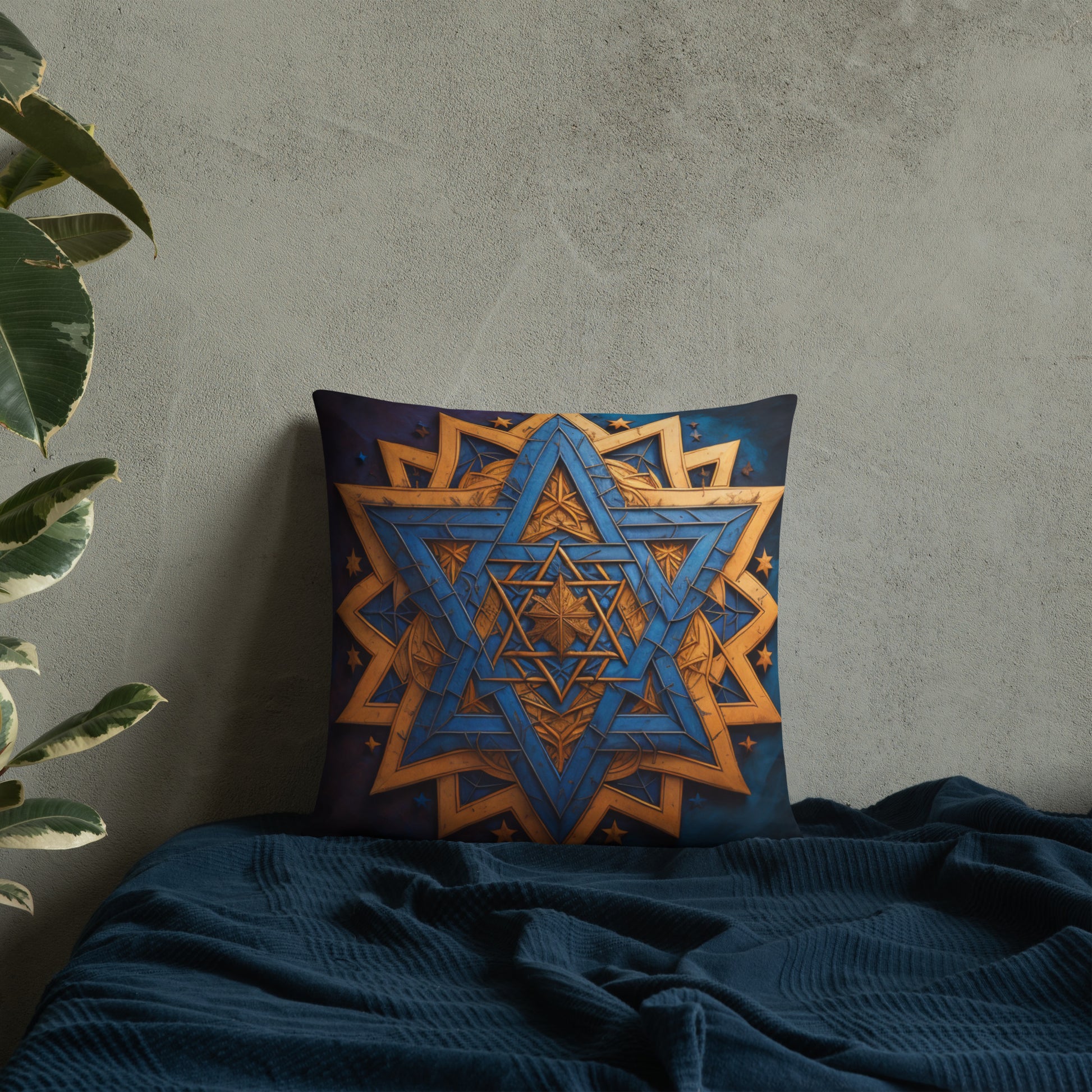 Brave Honor | Star of David | Pillow Case