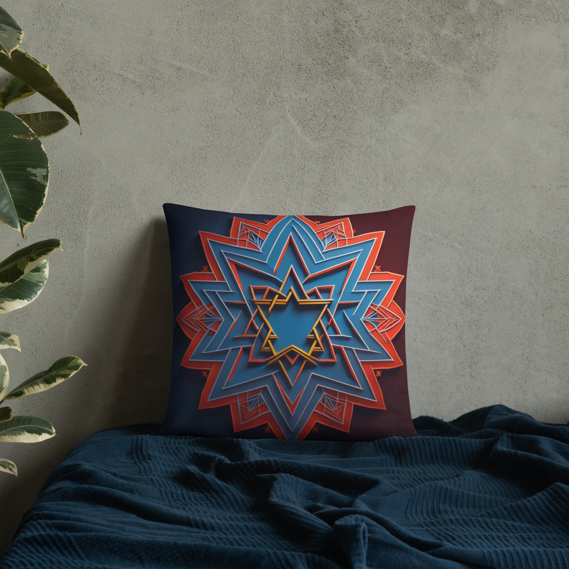 Brave Honor | Star of David | Pillow Case
