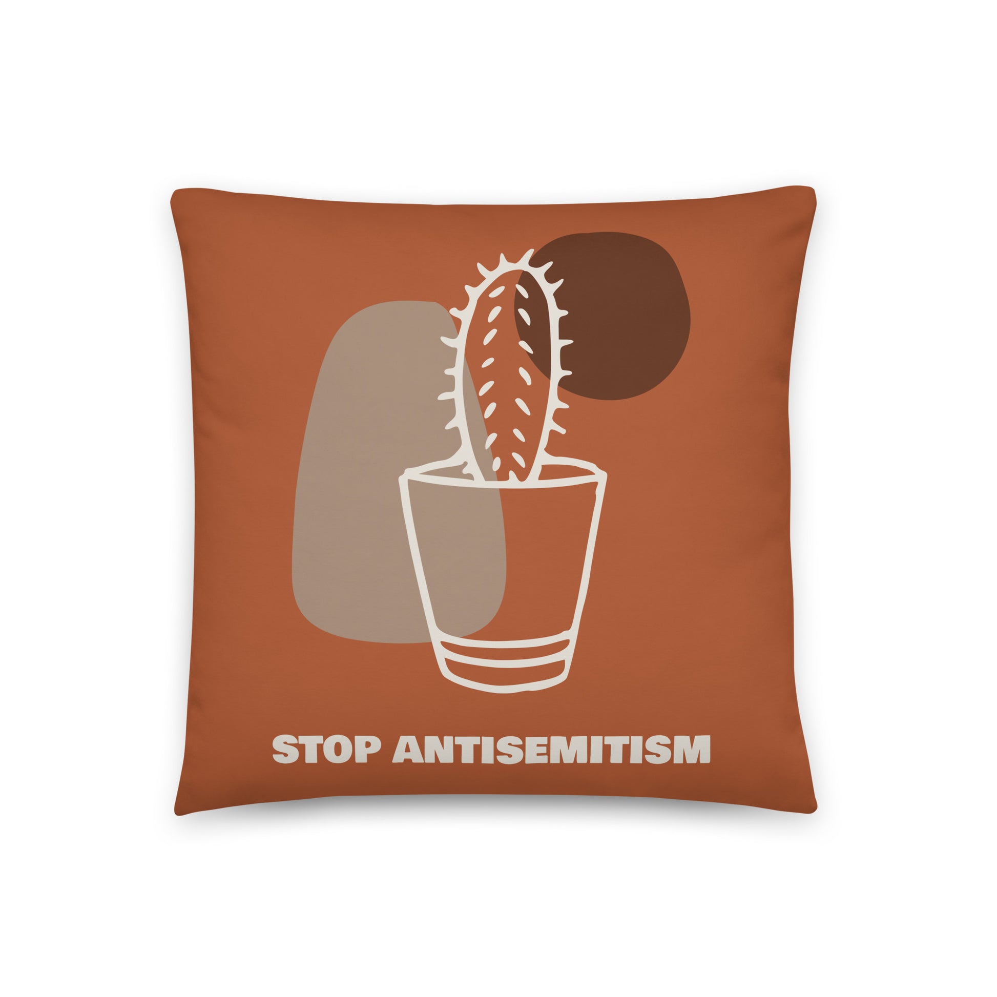 Stop Antisemitism | Plants & Flowers Edition | Pillow Case