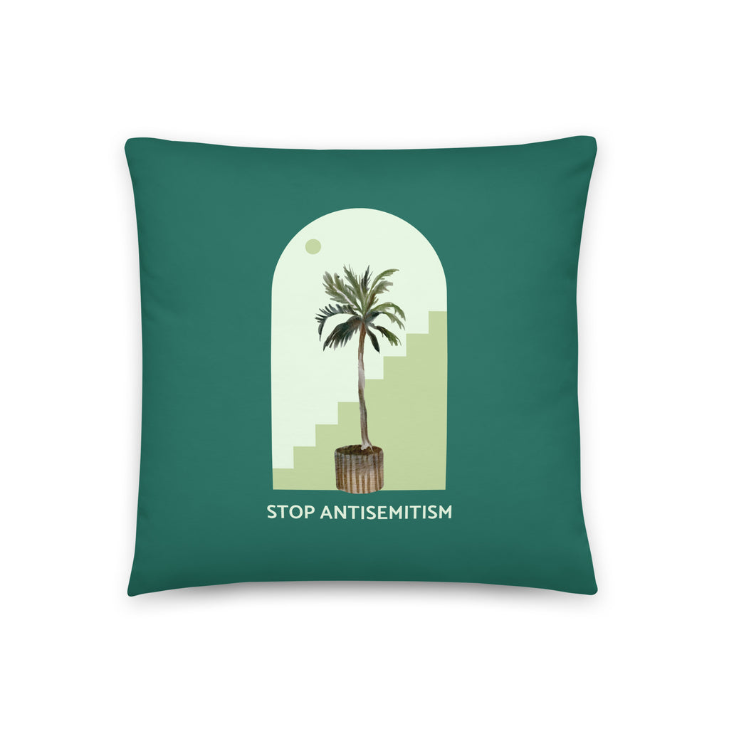 Stop Antisemitism | Plants & Flowers Edition | Pillow Case