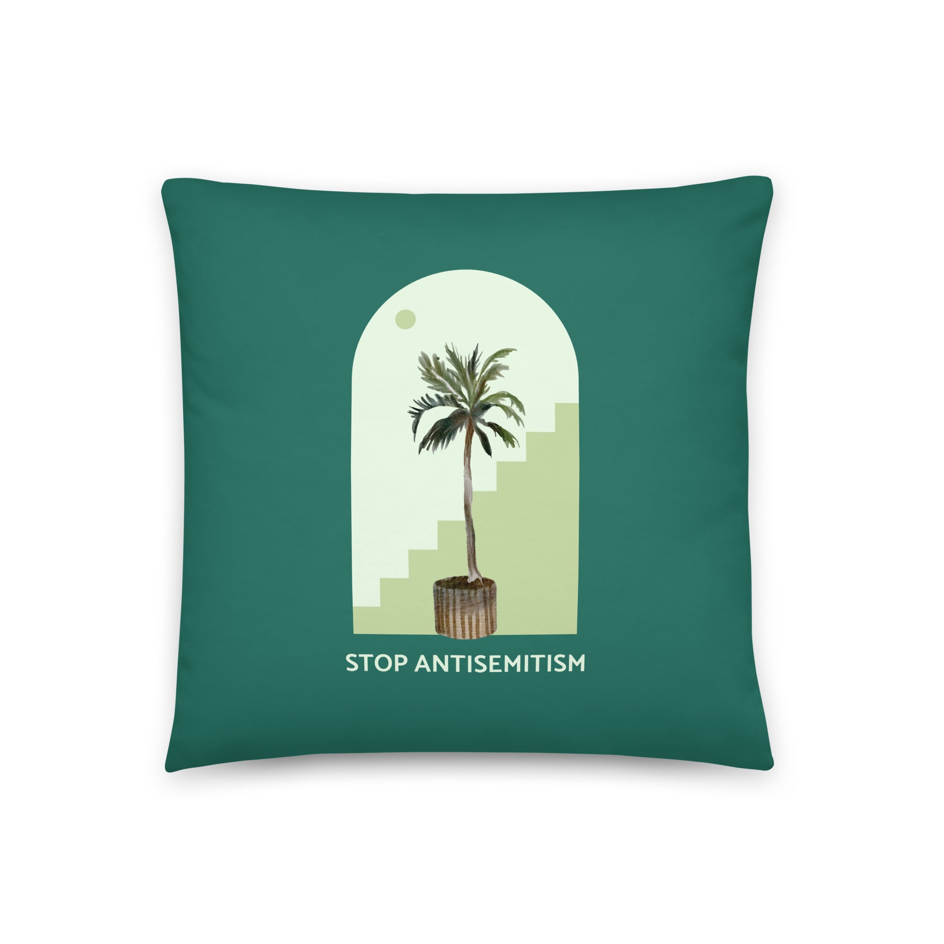 Stop Antisemitism | Plants & Flowers Edition | Pillow Case