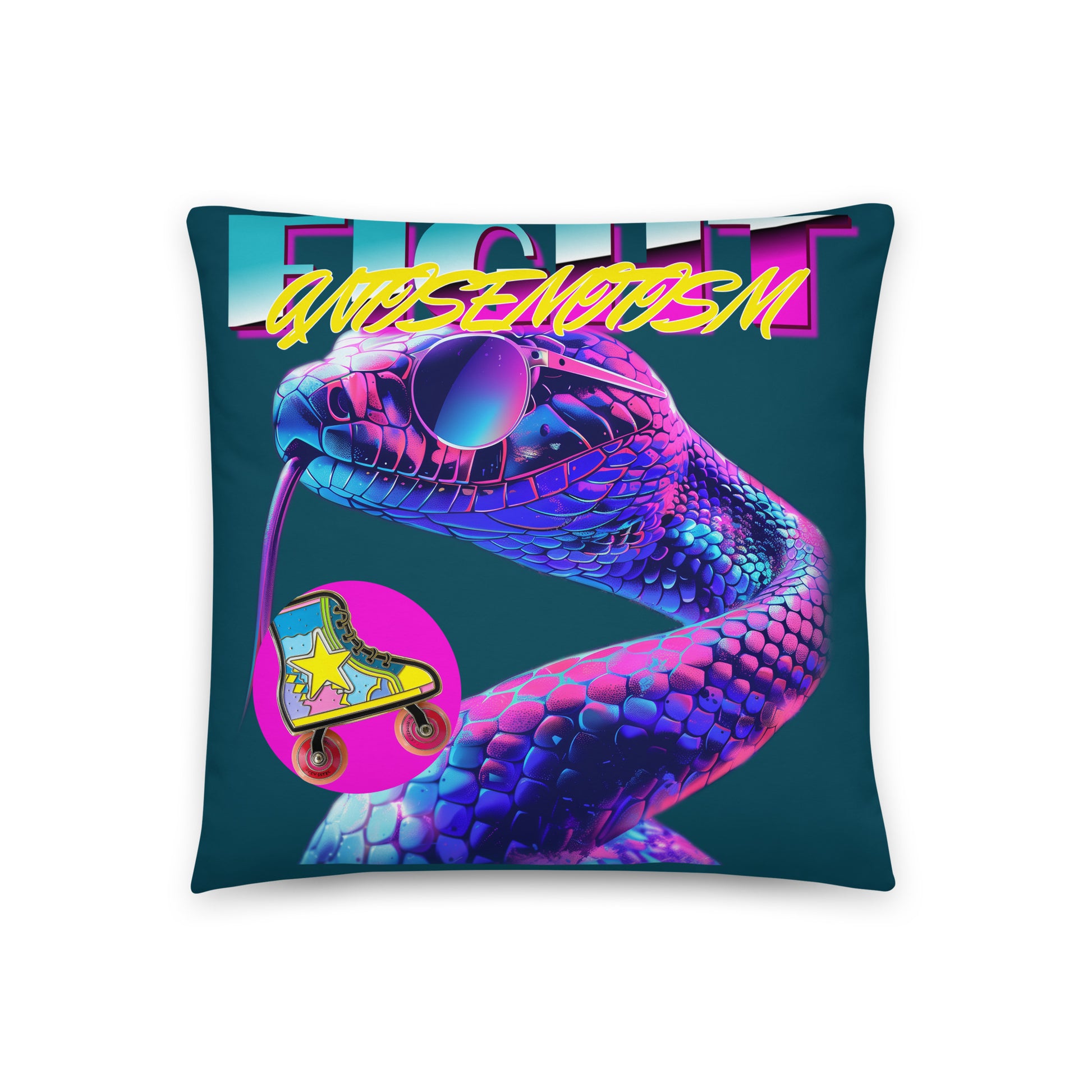 Retro Neon Animal | Fight Antisemitism | Pillow Case