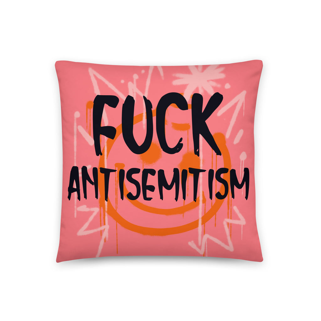 Fuck Antisemitism Graffiti | Pillow Case