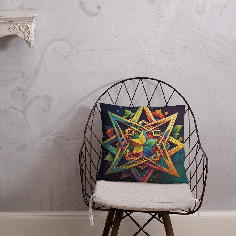Vibrant Song | Star of David | Pillow Case