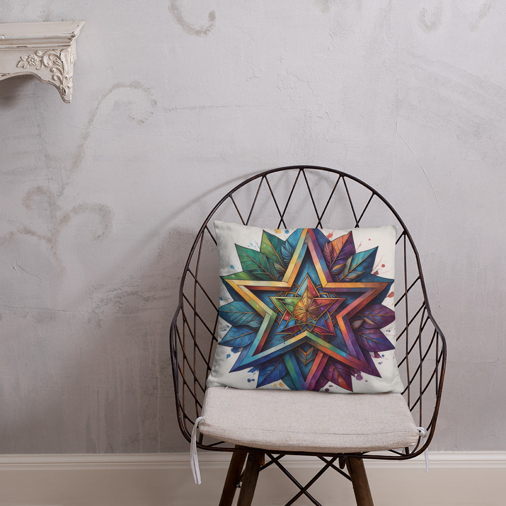 Vibrant Song | Star of David | Pillow Case