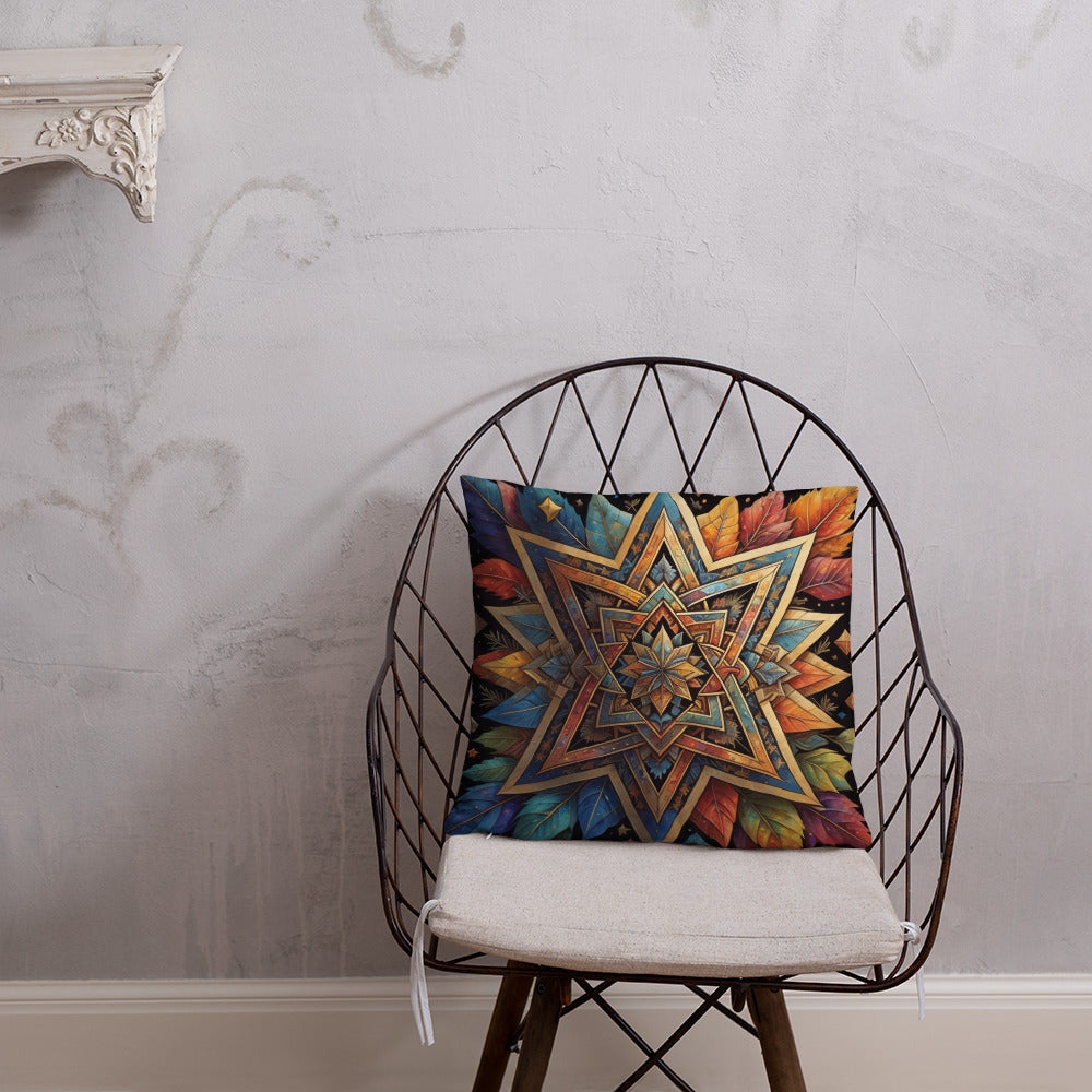 Vibrant Song | Star of David | Pillow Case