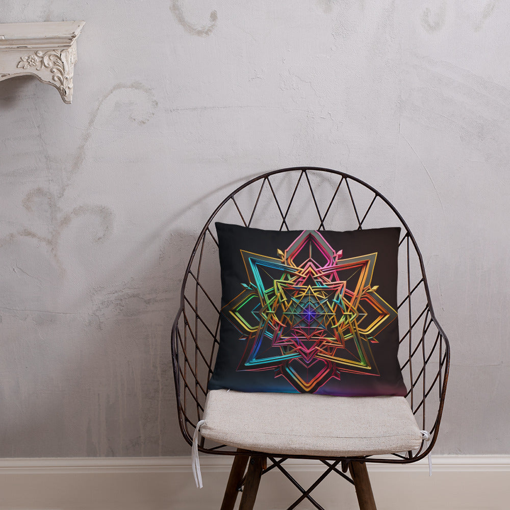 Futuristic Shine | Star of David | Pillow Case