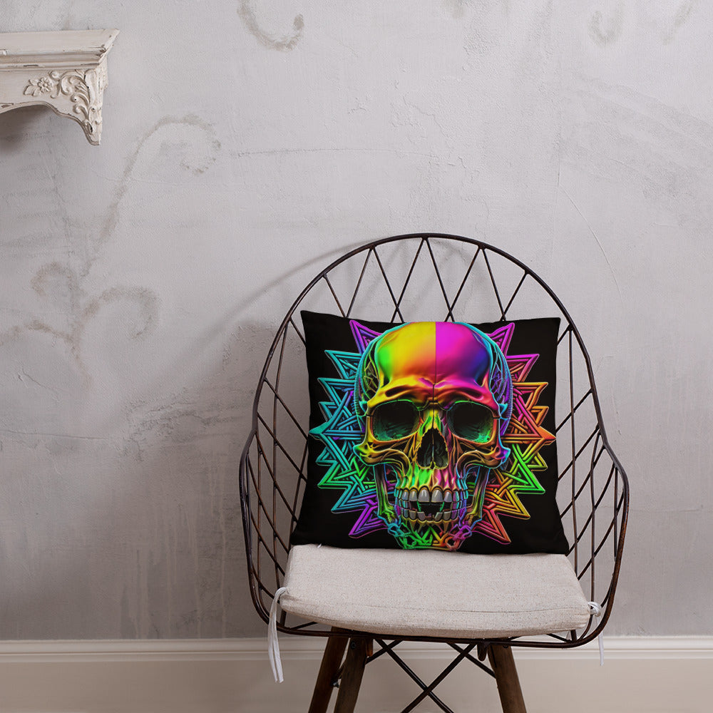 Cromo Skull | Star of David | Pillow Case