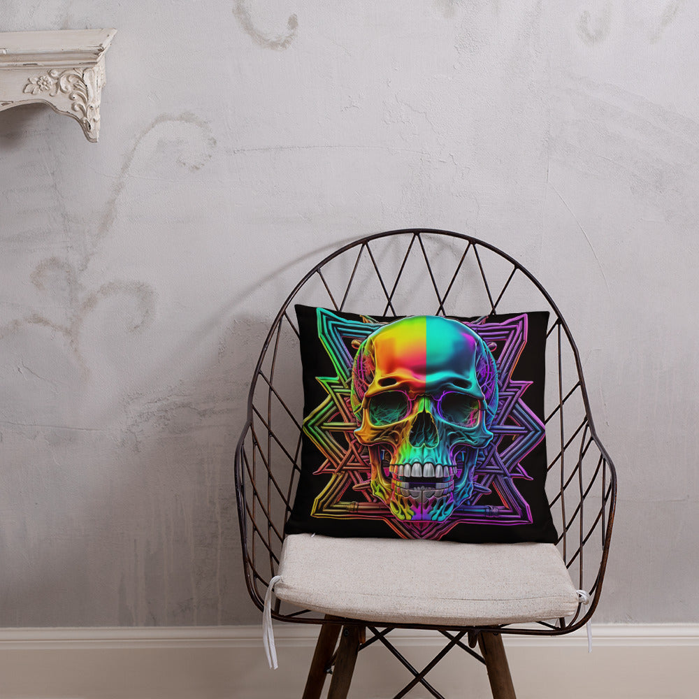 Cromo Skull | Star of David | Pillow Case