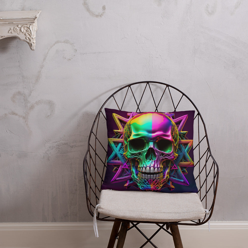 Cromo Skull | Star of David | Pillow Case