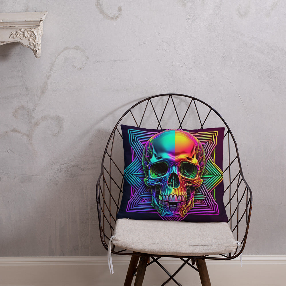Cromo Skull | Star of David | Pillow Case