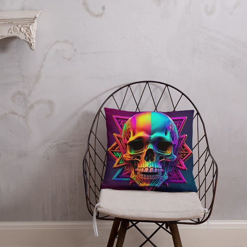 Cromo Skull | Star of David | Pillow Case