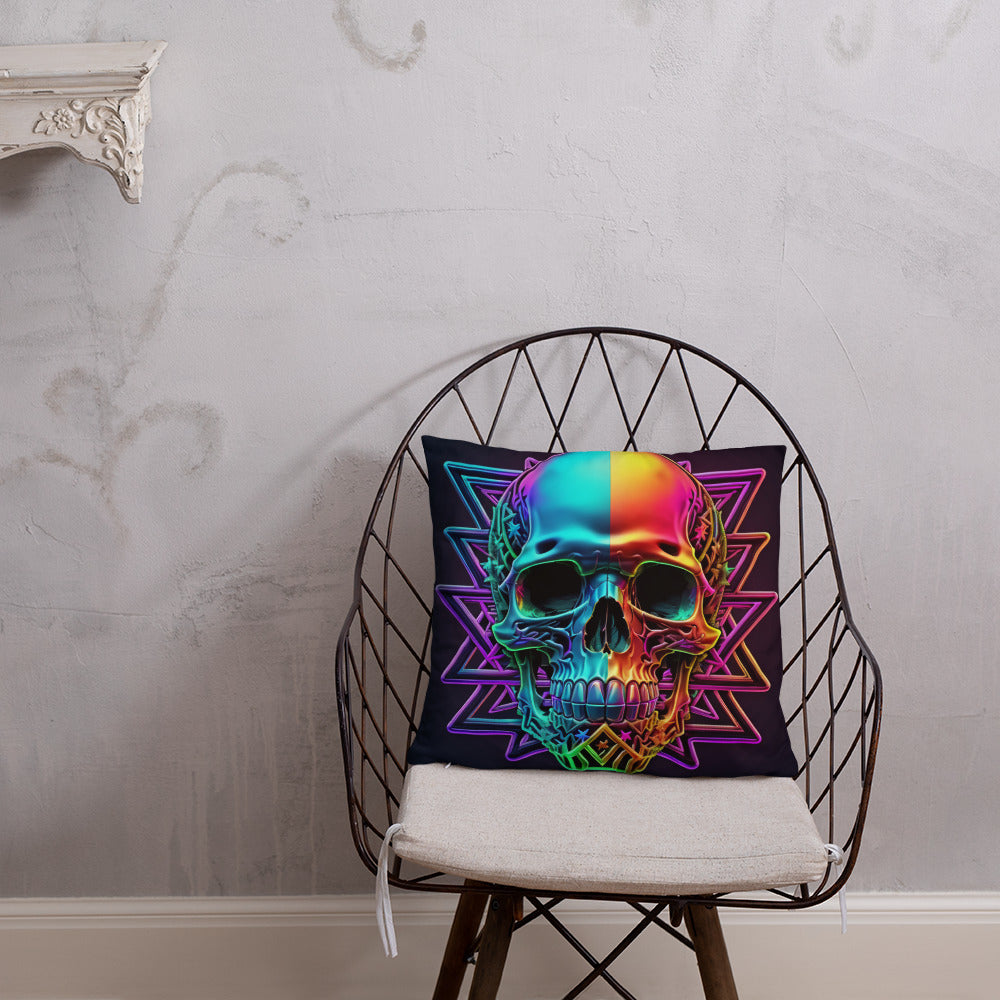 Cromo Skull | Star of David | Pillow Case