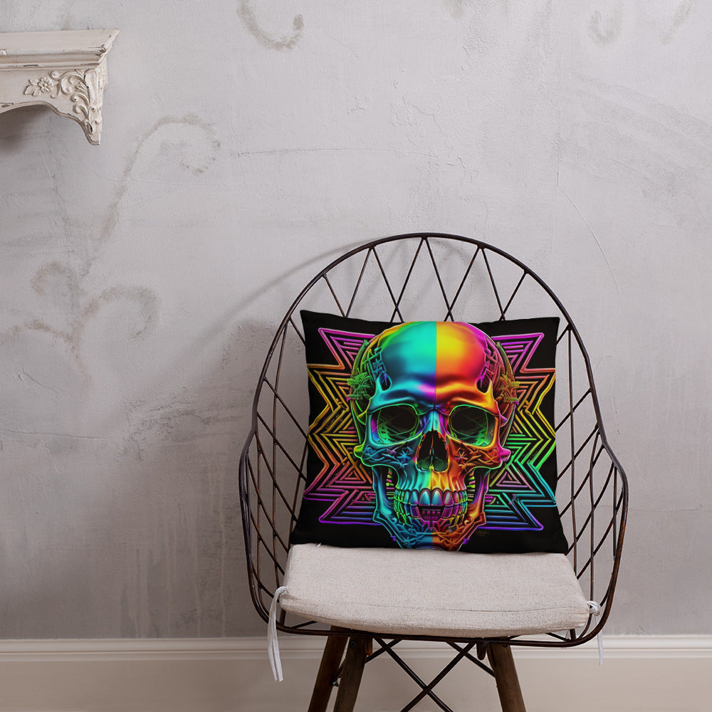 Cromo Skull | Star of David | Pillow Case