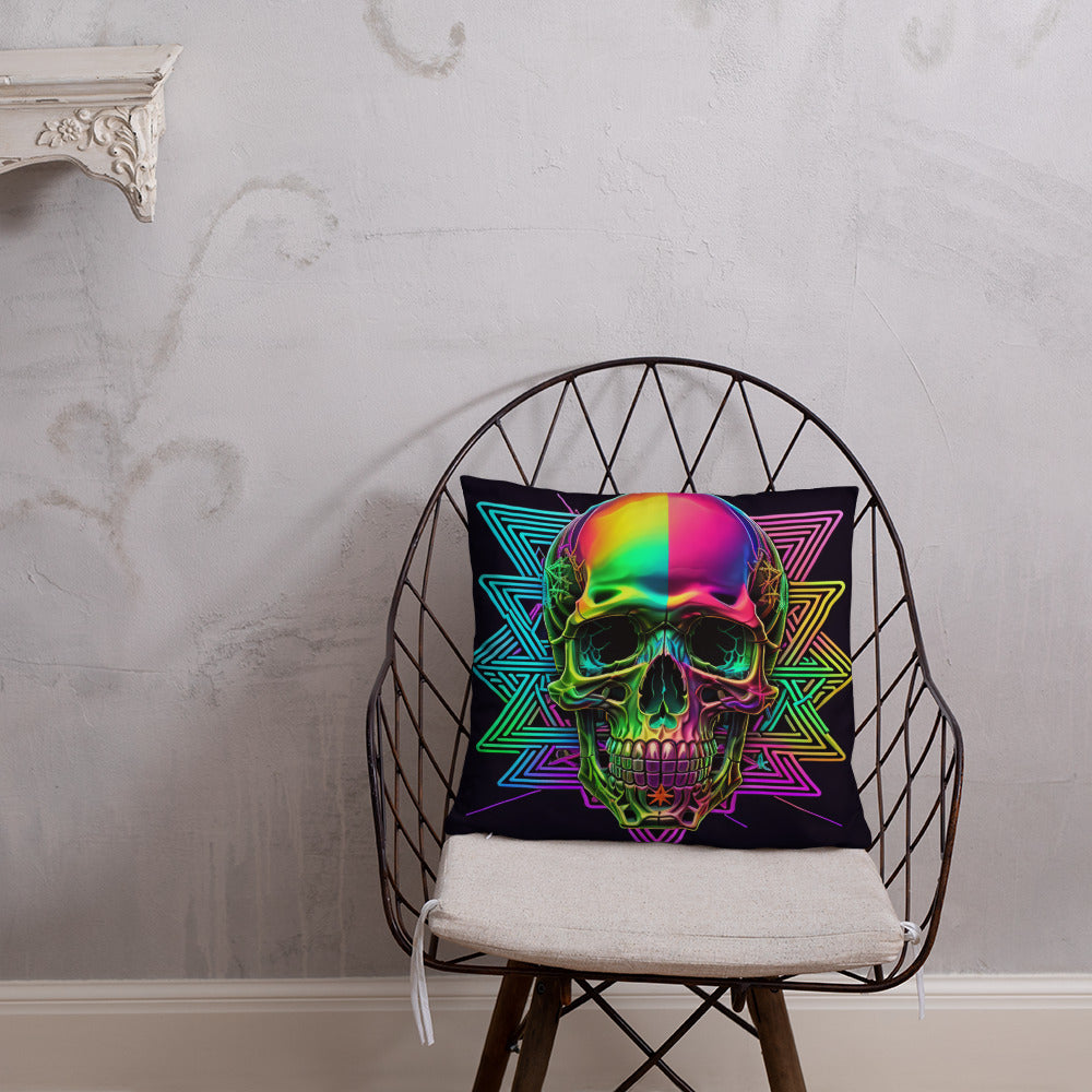 Cromo Skull | Star of David | Pillow Case