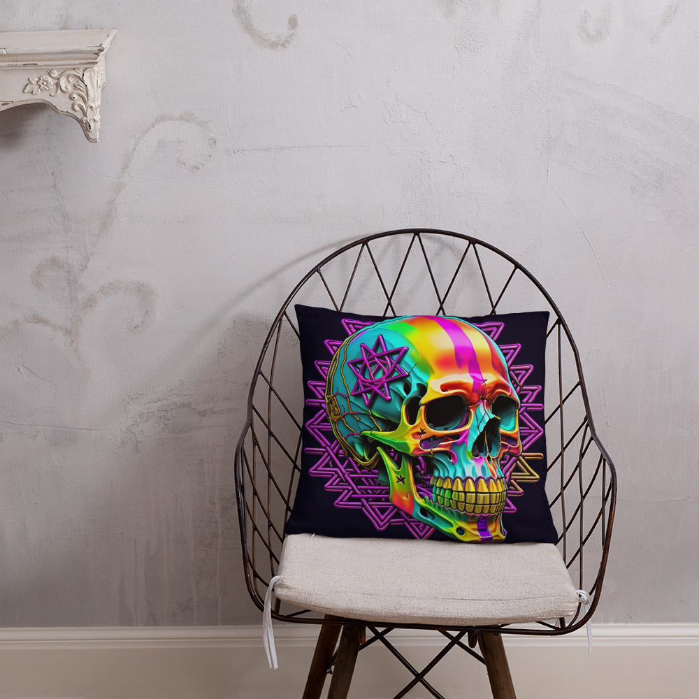 Cromo Skull | Star of David | Pillow Case
