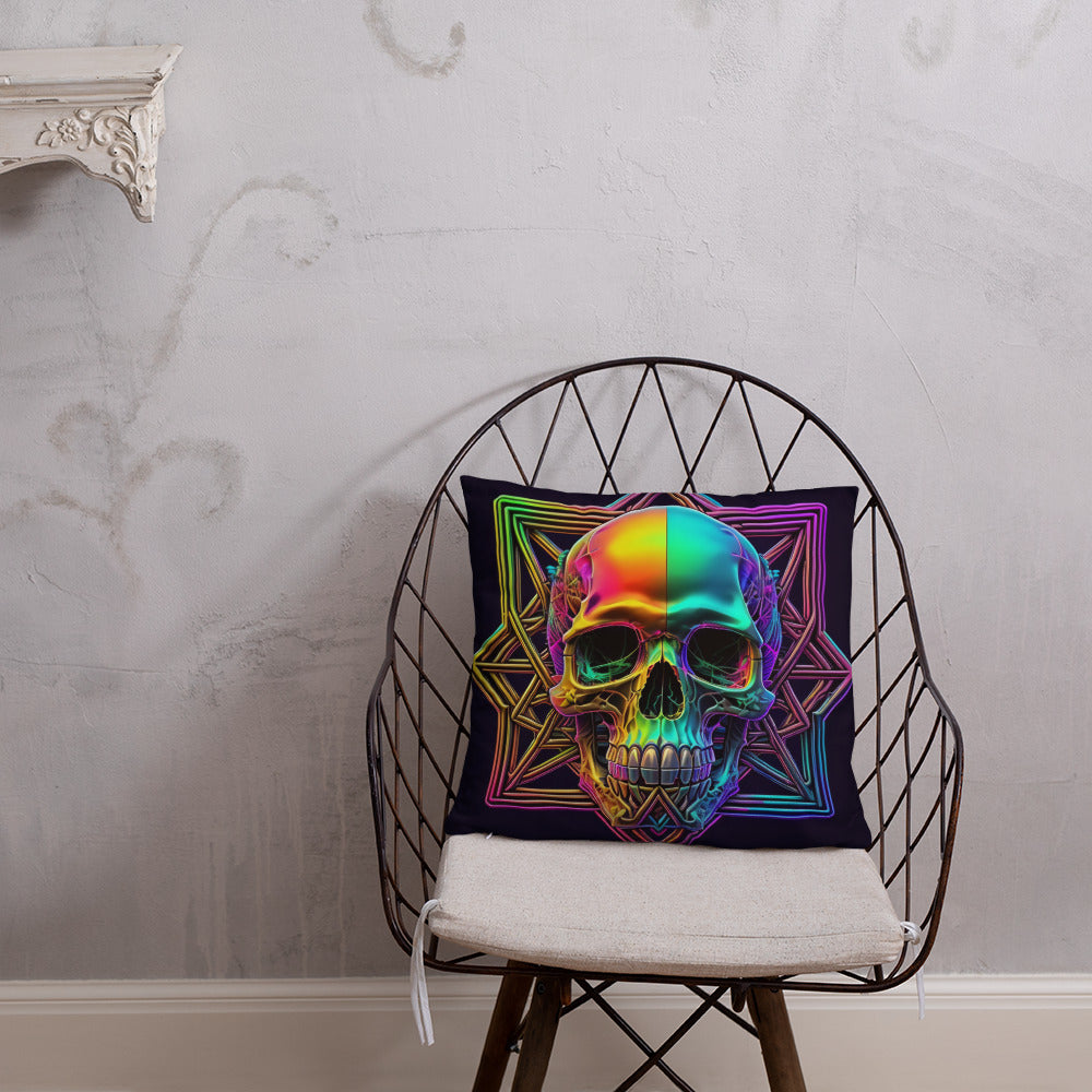 Cromo Skull | Star of David | Pillow Case