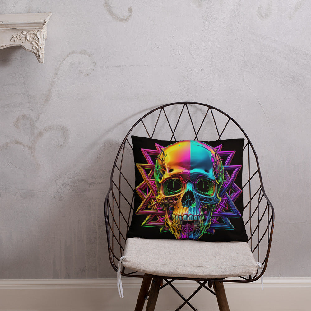 Cromo Skull | Star of David | Pillow Case