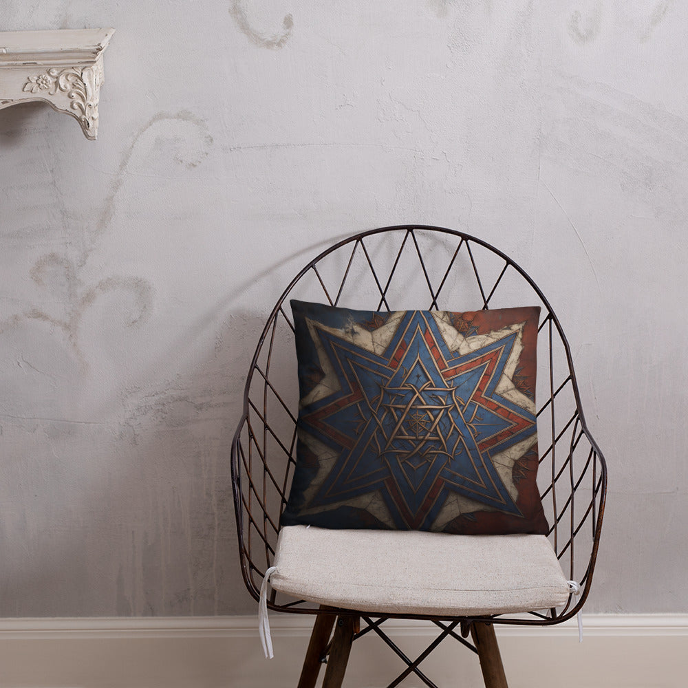 Brave Honor | Star of David | Pillow Case