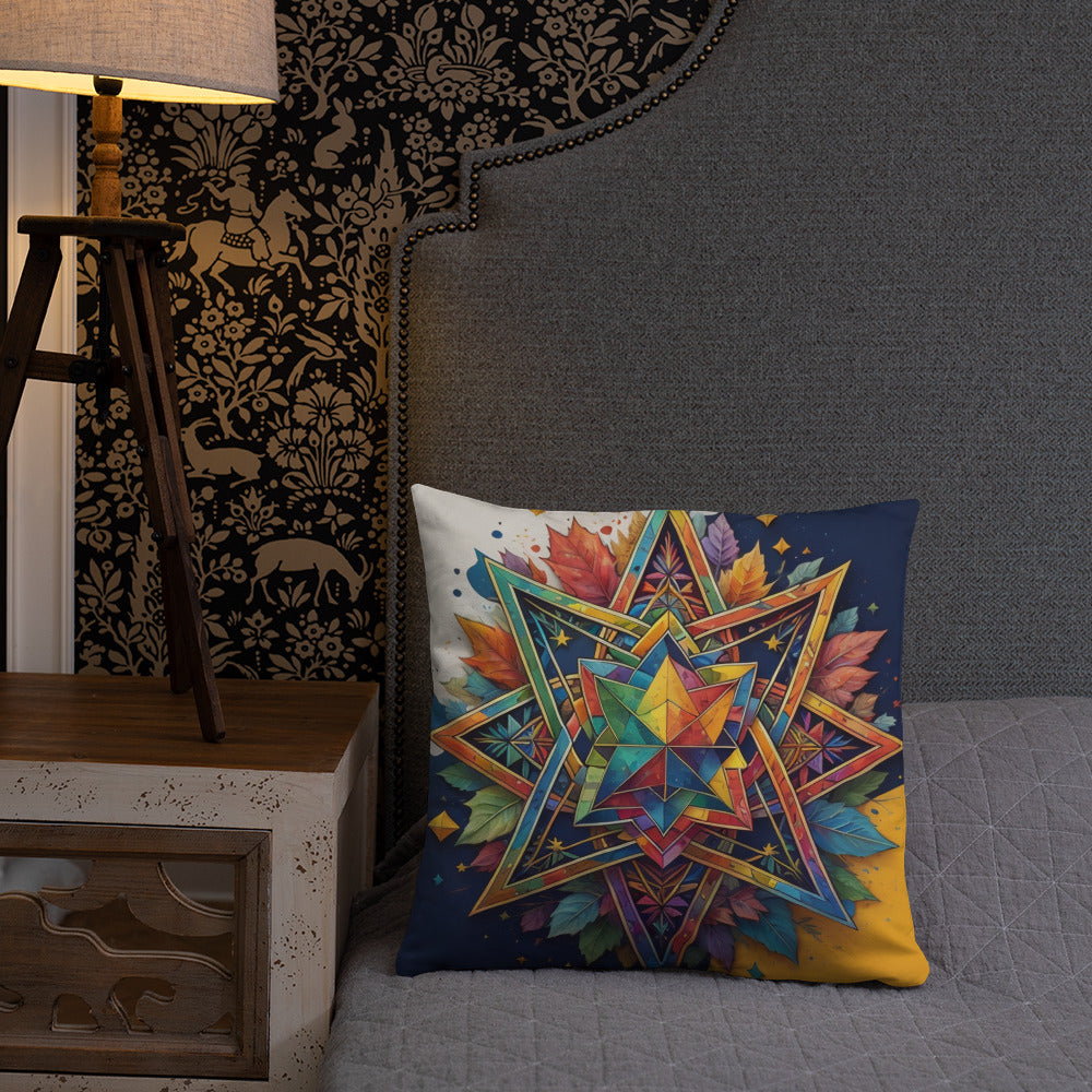 Vibrant Song | Star of David | Pillow Case