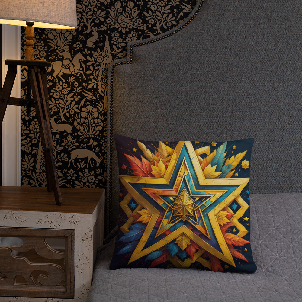 Vibrant Song | Star of David | Pillow Case