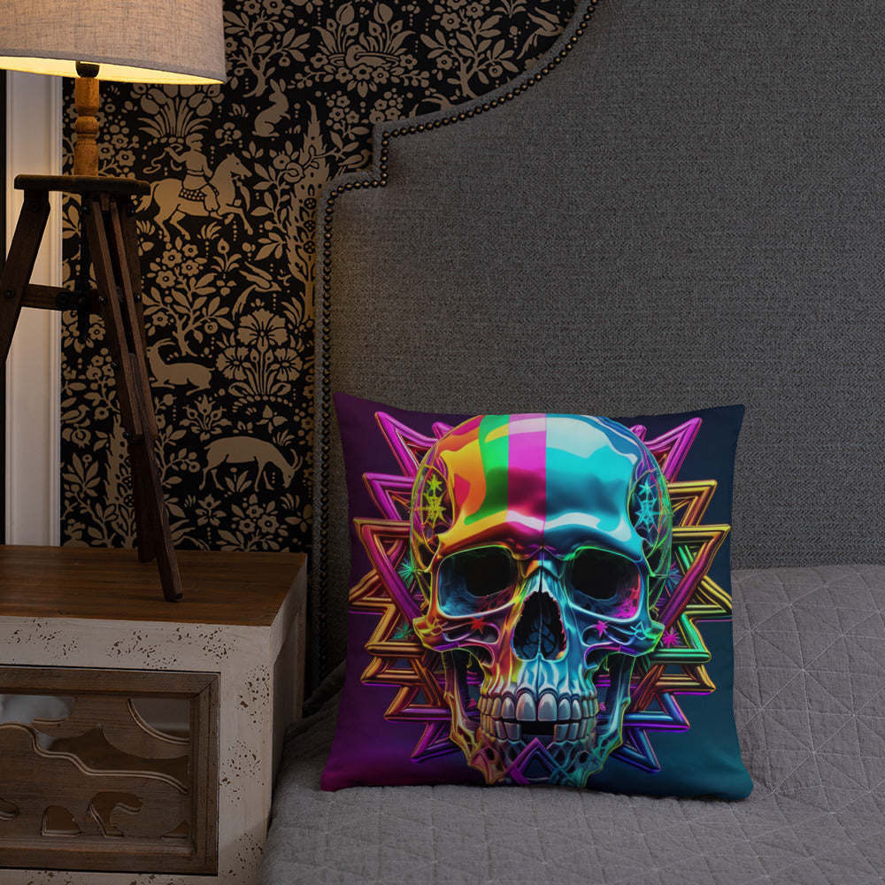 Cromo Skull | Star of David | Pillow Case