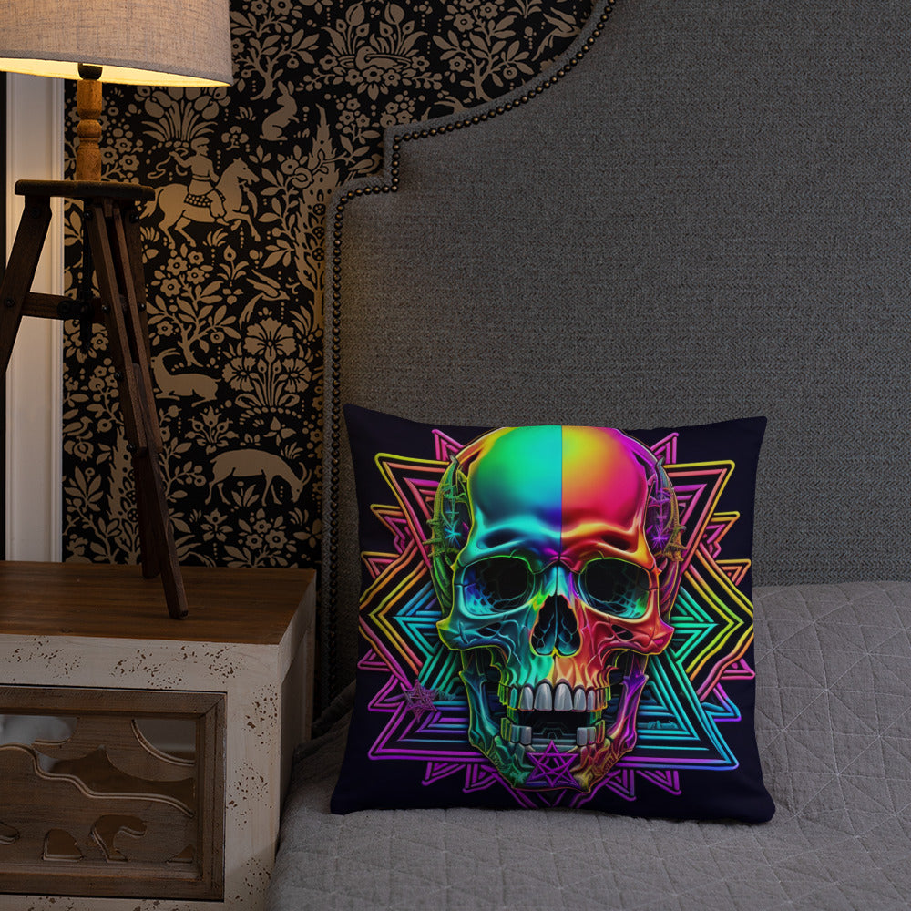 Cromo Skull | Star of David | Pillow Case