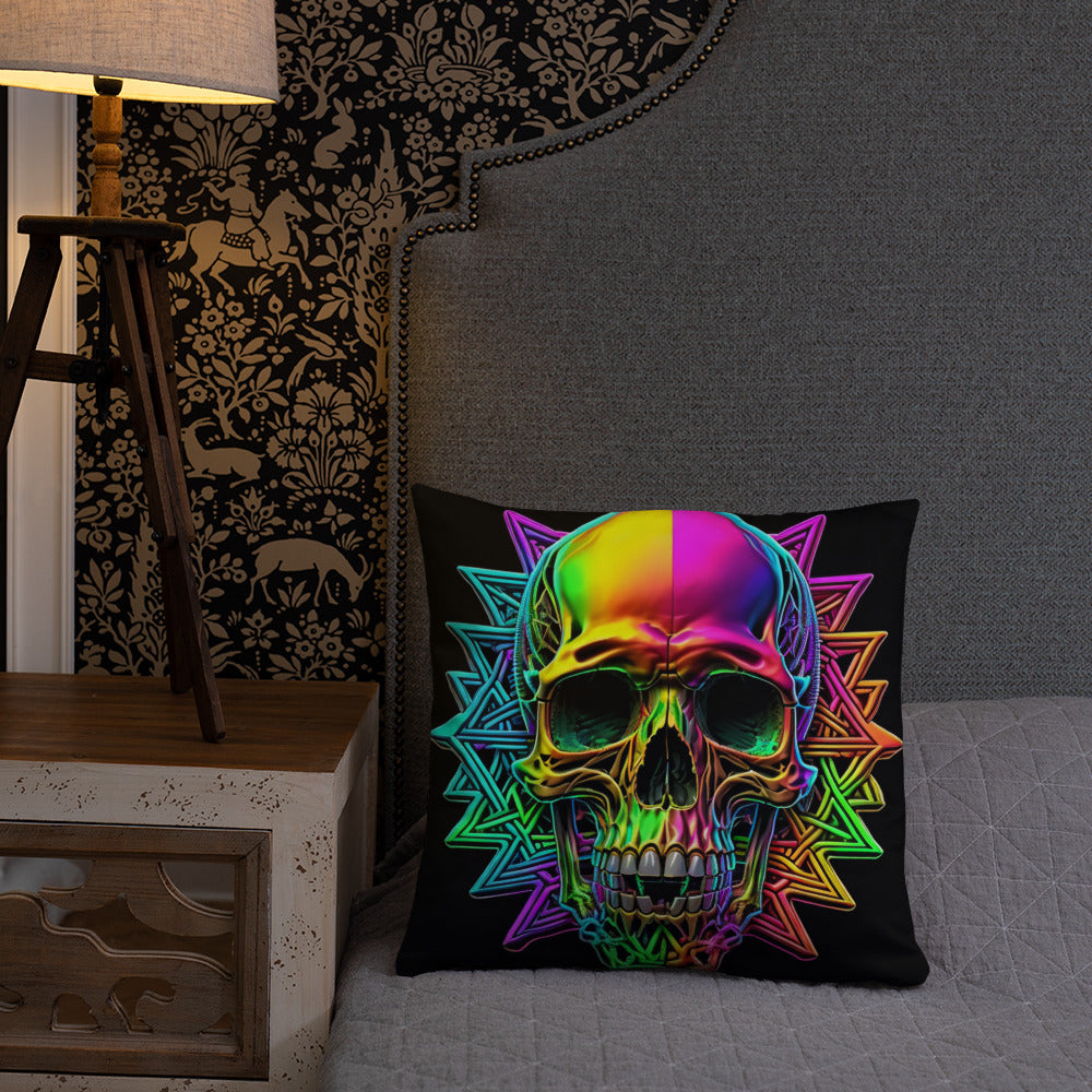 Cromo Skull | Star of David | Pillow Case