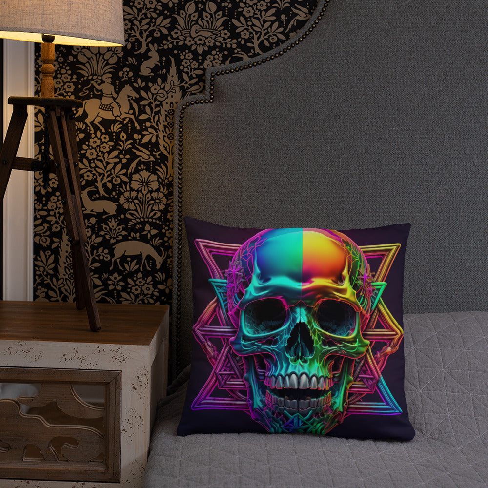Cromo Skull | Star of David | Pillow Case