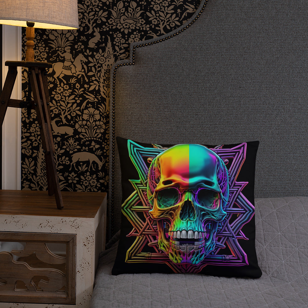 Cromo Skull | Star of David | Pillow Case
