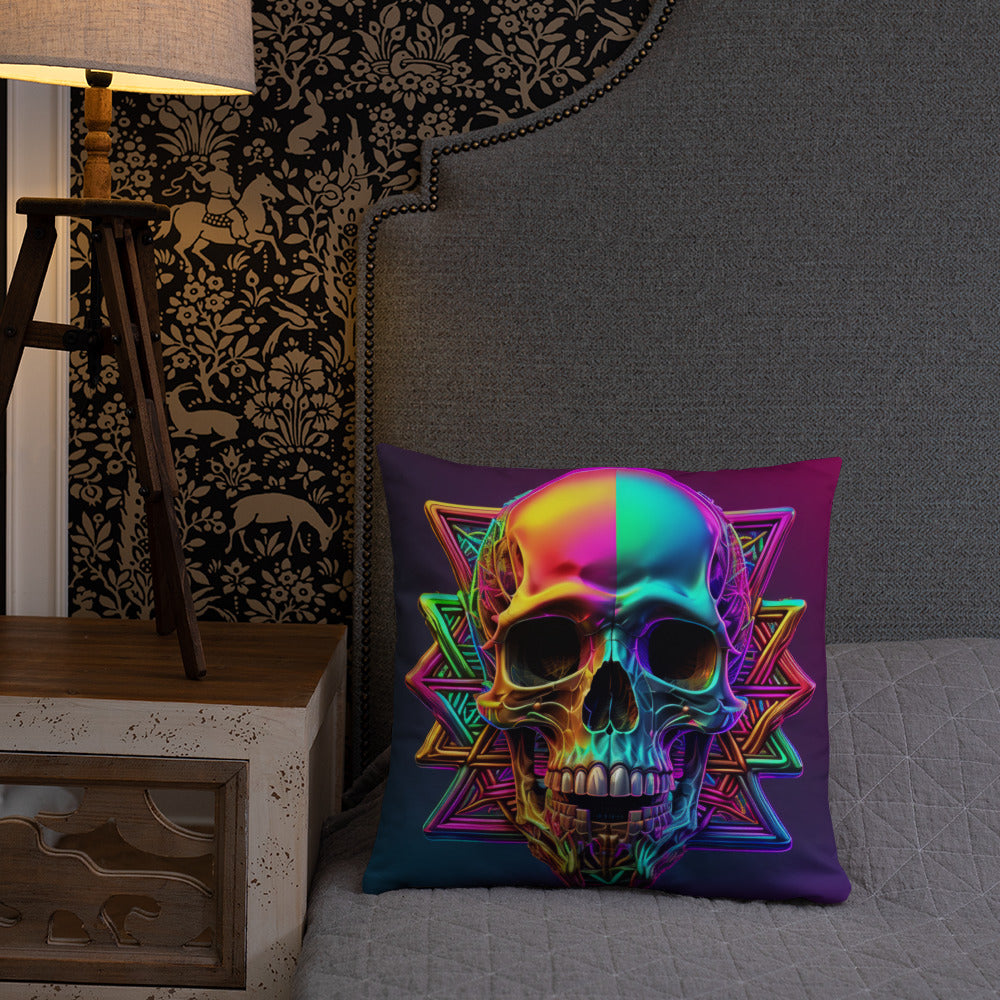 Cromo Skull | Star of David | Pillow Case