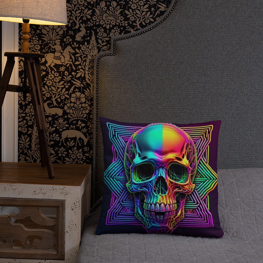Cromo Skull | Star of David | Pillow Case