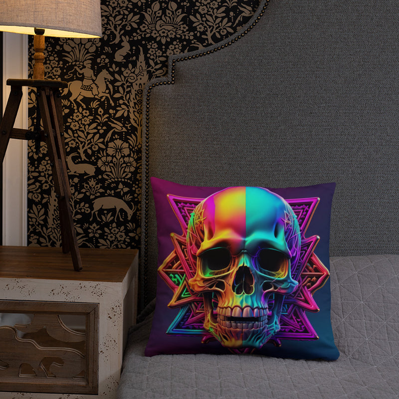Cromo Skull | Star of David | Pillow Case