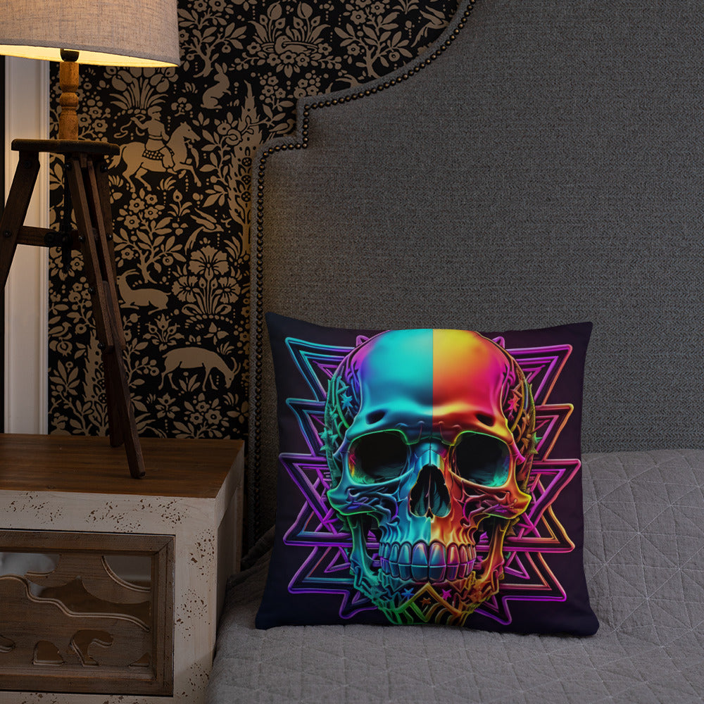Cromo Skull | Star of David | Pillow Case