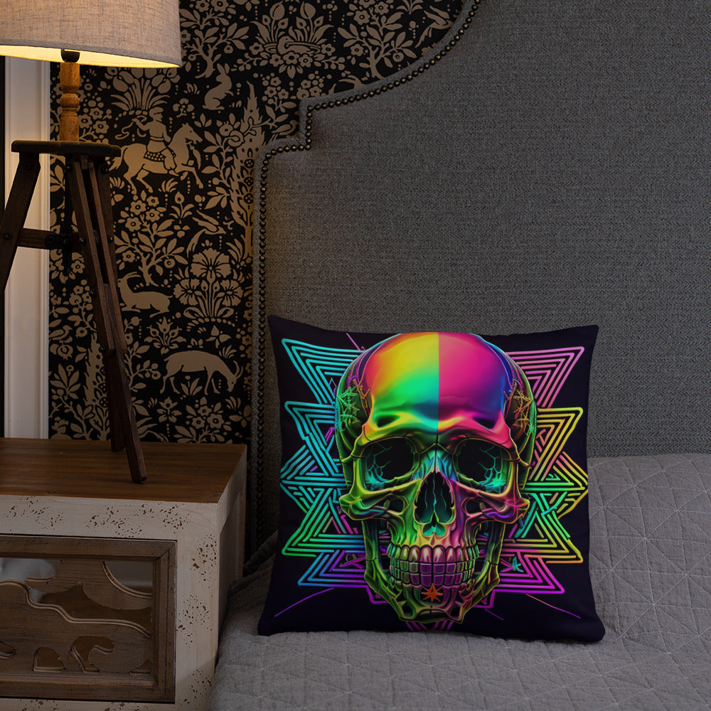 Cromo Skull | Star of David | Pillow Case