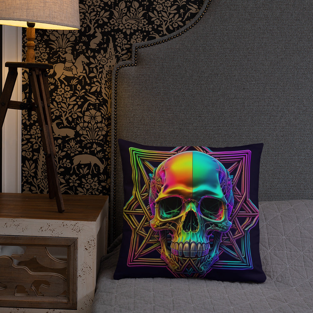 Cromo Skull | Star of David | Pillow Case