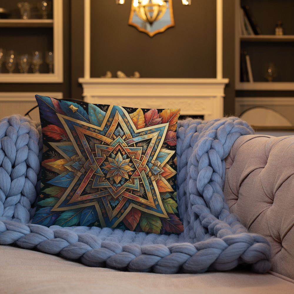 Vibrant Song | Star of David | Pillow Case