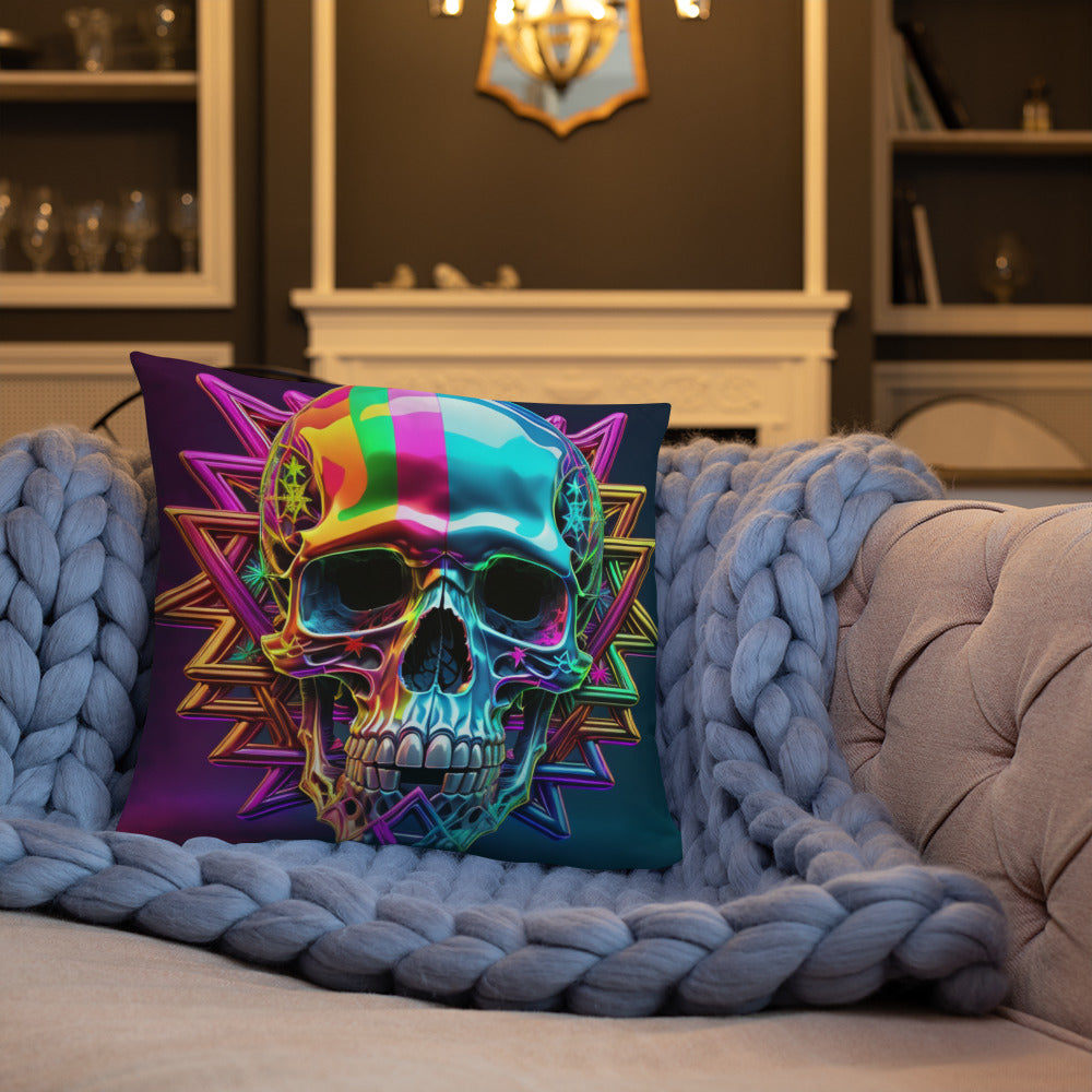 Cromo Skull | Star of David | Pillow Case