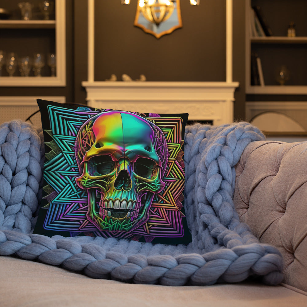 Cromo Skull | Star of David | Pillow Case