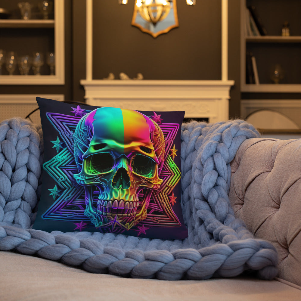 Cromo Skull | Star of David | Pillow Case