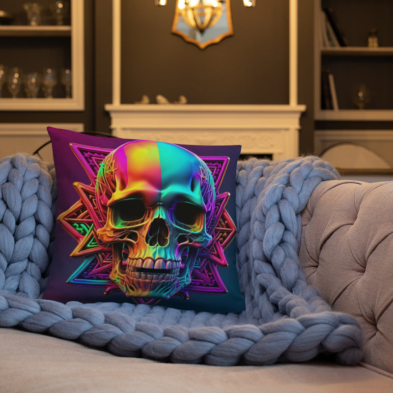 Cromo Skull | Star of David | Pillow Case