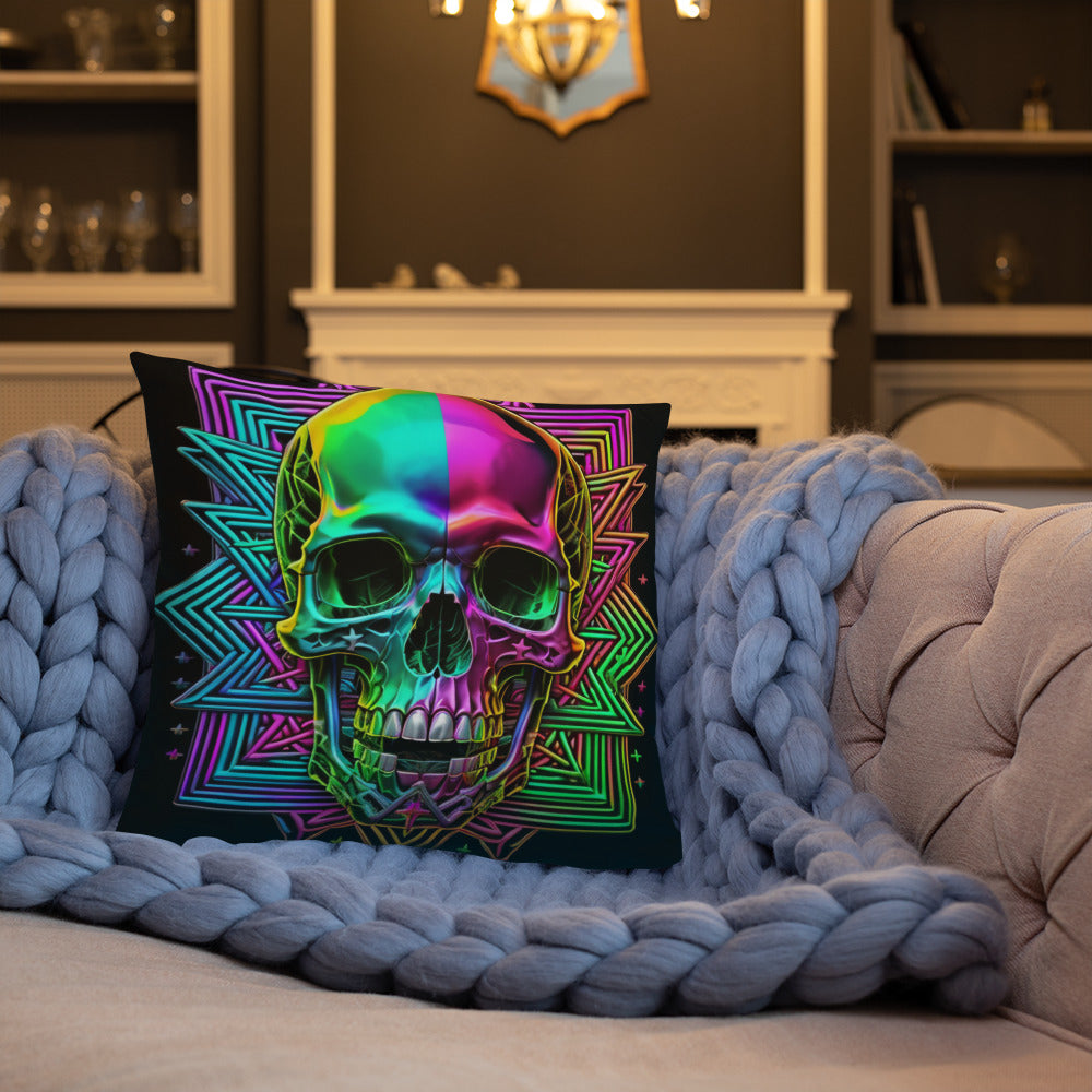 Cromo Skull | Star of David | Pillow Case