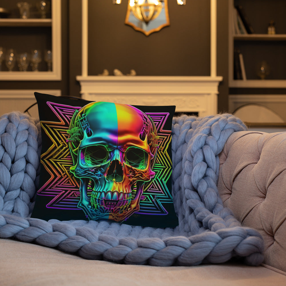 Cromo Skull | Star of David | Pillow Case