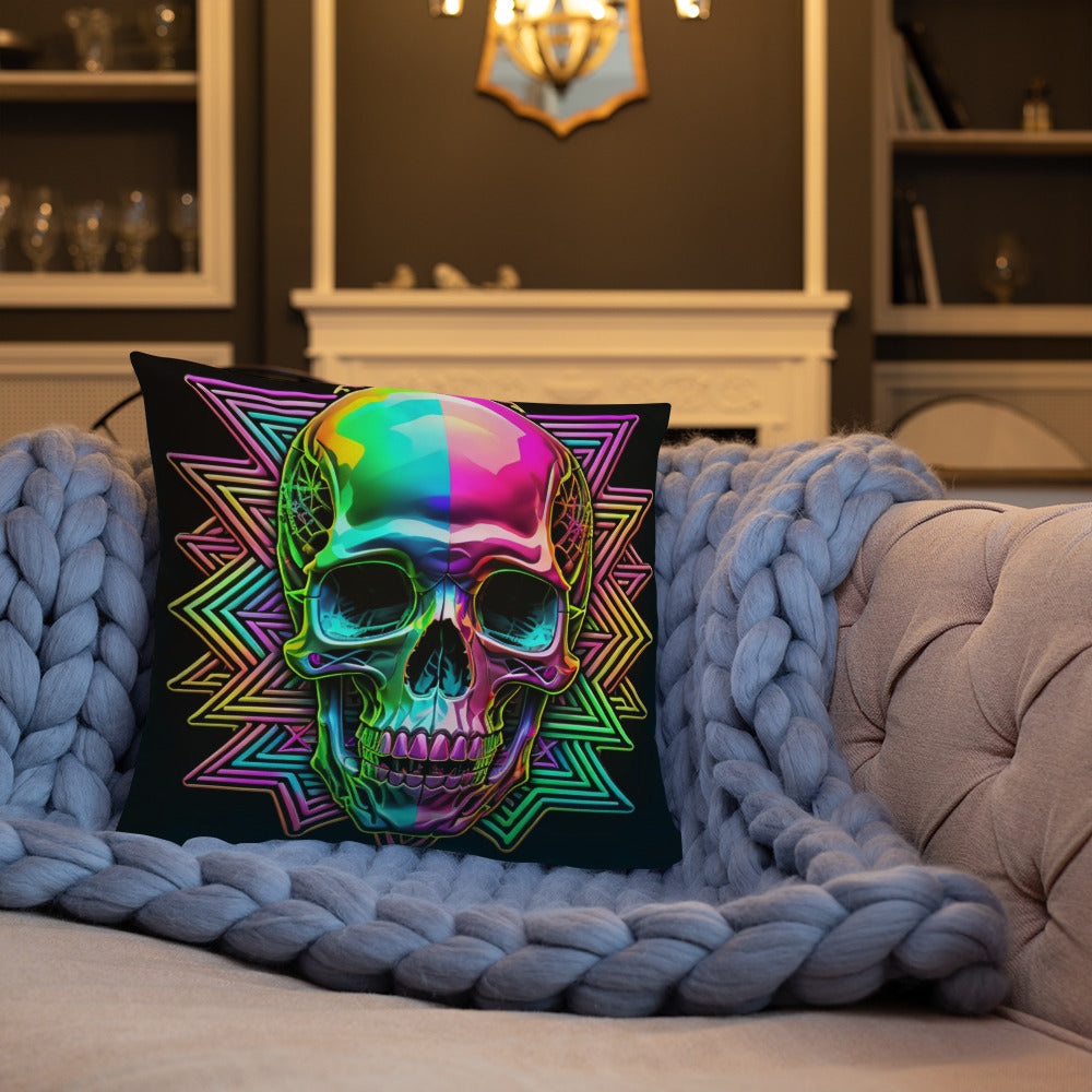 Cromo Skull | Star of David | Pillow Case