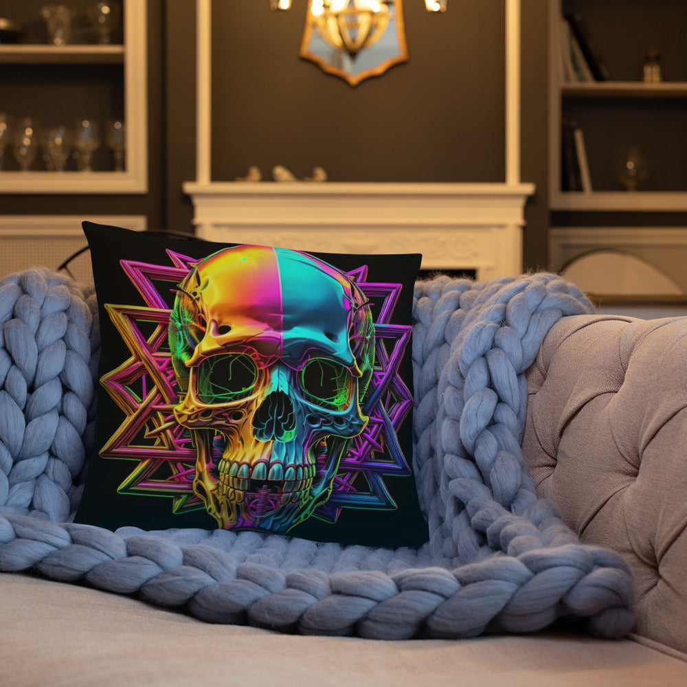Cromo Skull | Star of David | Pillow Case