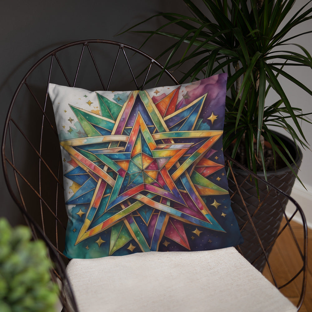 Vibrant Song | Star of David | Pillow Case